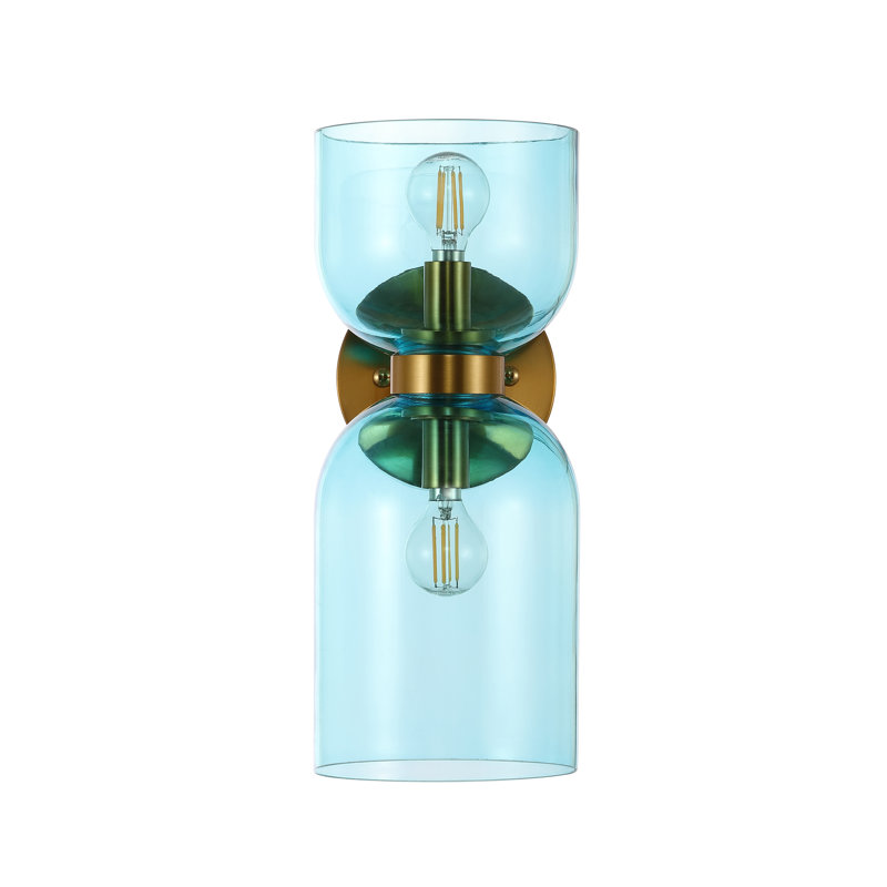 Oregon 2 - Light Armed Sconce, Blue
