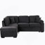 Canapé-lit modulaire en forme de L avec repose-pieds avec rangement-1691607767