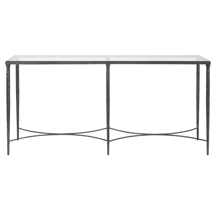 Roseberry 63.4'' W Glass Console Table