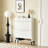 Functional Entryway Shoe Cabinet With Foldable Compartments - White Versatile Hallway Rack Drawers