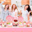 Pink and Gold Party Supplies,121pcs  Pink Party Tableware Set
