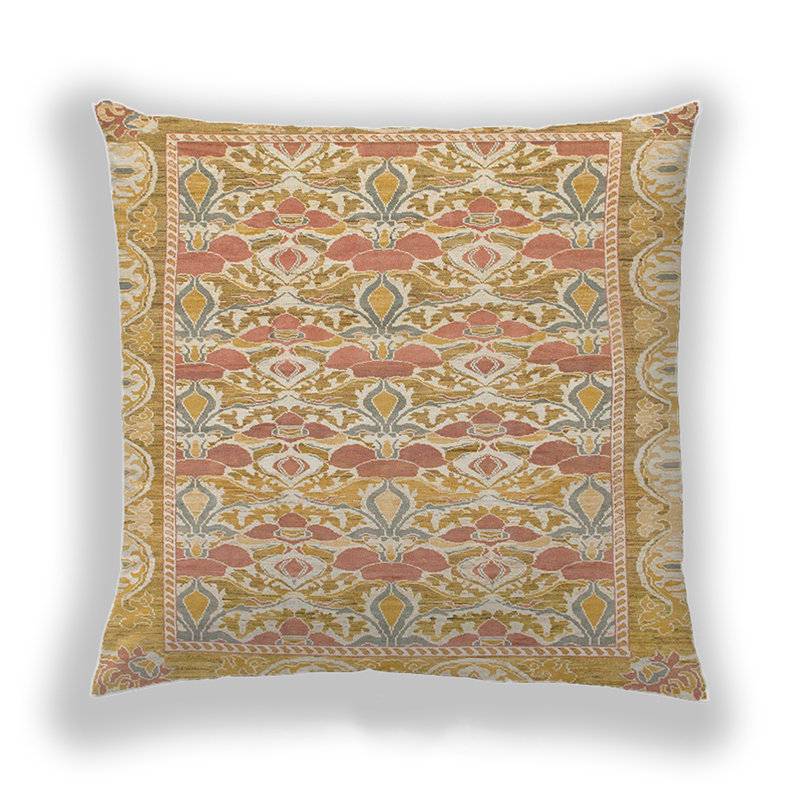 Coussin décoratif abstrait 1210, Microsuède
