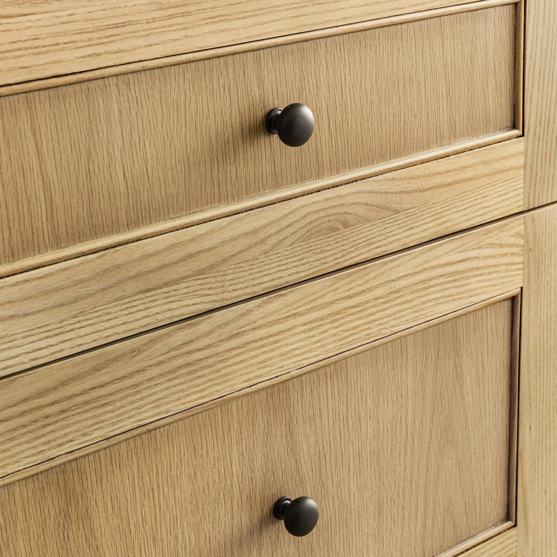 Breckenridge 30'' Single Bathroom Vanity with Top, Light Natural Oak, 8" Widespread, Parisien Bleu
