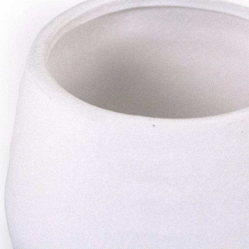 Ceramic Table Vase, 4.75" H x 6.5" W x 6.5" D
