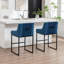 Tabouret de comptoir rembourré Charney-635709215