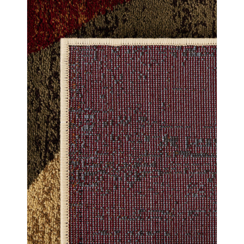 Ivetta Abstract Beige Area Rug, Rectangle 5'3" x 7'1"