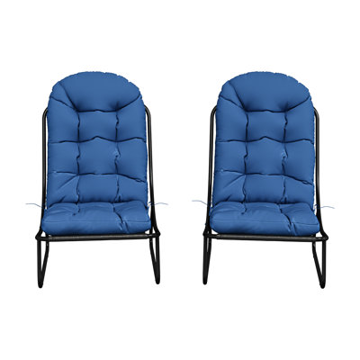 2-Pcs Outdoor Seat/Back Cushion For Adirondack Chair