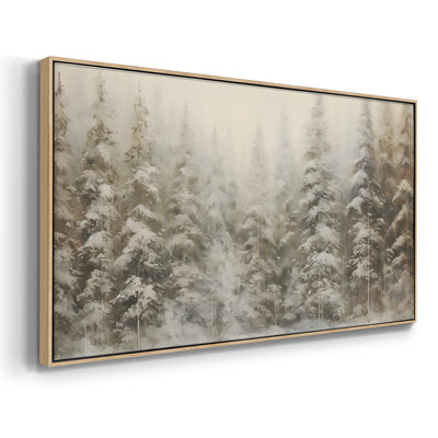 Série paysage - CMXCVI - Toile tendue avec châssis encadré - Prêt à être accroché