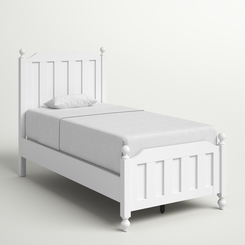 Droskyn Panel Bed by Three Posts™, White, Full