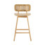 Ensemble de 2 tabourets de bar d'intérieur en bois-753299270