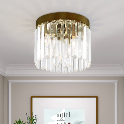 Plafonnier encastré 3 lumières 10,5 po Caroline