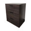 Commode modulaire Moru, 3 tiroirs, grain de bois brun espresso-109521466-130462380