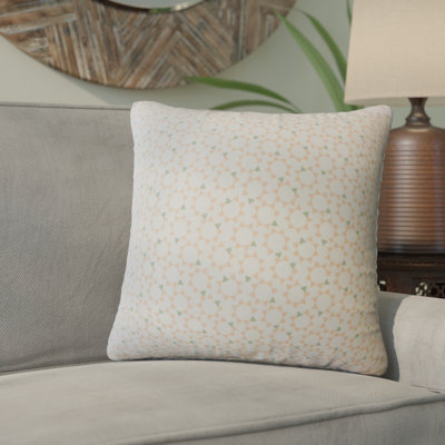 Coussin décoratif en duvet 100% coton Lachunn