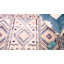 Tapis beige / bleu Southwestern-1533254446