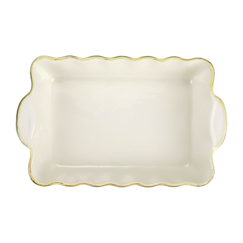 Rectangle Stoneware Baker, 14.5" L x 8.5" W