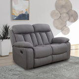 Causeuse inclinable 59,8 po avec accoudoirs coussinés