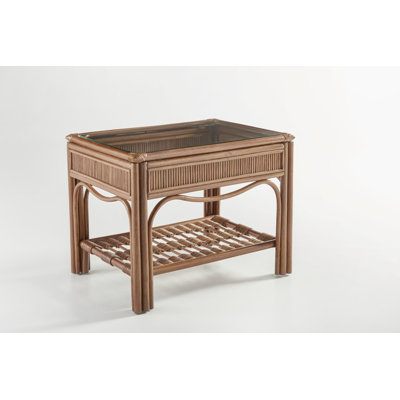 Wittig Glass Top End Table