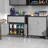 Rolling Metal Garage Tool Cabinet - 30.26"W X 17"D 35.13"H, 1 Drawer, 2 Locking Doors, Black And Gray Storage Unit With Wheels Doors Wheels, Gray,