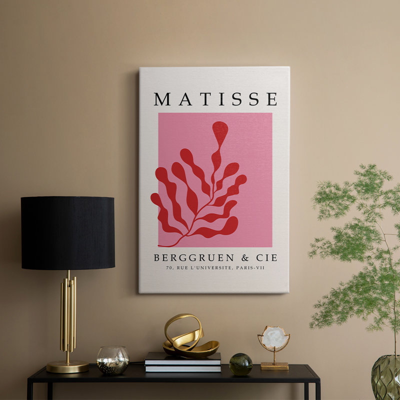 Matisse CEC XXXVII, reproduction d'art encadrée Cavas, H 27 po x l 18 po