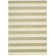 Ripple Wool Striped Area Rug in Sage