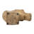Pewamo Handcrafted Wooden Horse Head Figurine - Brown 10" Modern Decorative Accent for Home, Office, Bedroom, or Living Room