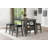 Bar Stools Set of 2, Faux Leather & Nailhead Trim, Industrial