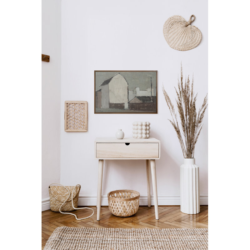 White Barn Print