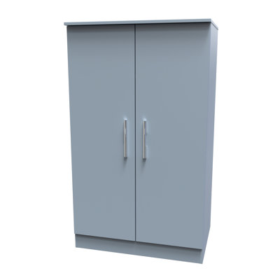 Fully Assembled Contrast 2 Door Wardrobe