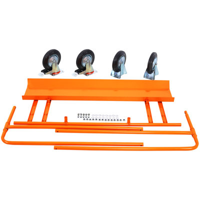 Heavy Duty Drywall Sheet Cart & Panel Dolly 1800Lbs Load Capacity,Panel Service Cart ,Casters With Brake