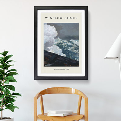 Northeaster by Winslow Homer - Picture Frame Painting