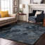 Premium Machine Washable Cerrito AMF555 Denim 2'6" x 3'10" Rug-104020343
