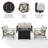 Marple 4 - Person Patio Conversation Set with Cushions-1019693142