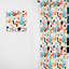 Trendy Patterns 1970s Style III - Rideau en velours moderne - obscurcissant - 1 panneau-107599705