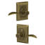 Accent Passage Door Lever with Addison Rosette-22335235