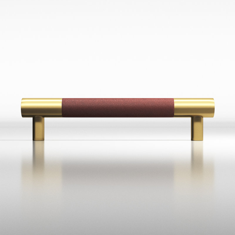 L247 Bar / Handle Pull, 5", Satin Brass