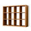 12 -Piece Cherry Solid Wood Cube Shelf