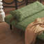 Coussin convertible 35,43 po en polyester vert-129855323
