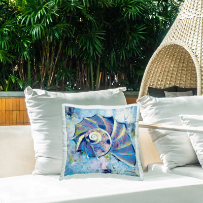 Housse et insert de coussin décoratif en polyester pour intérieur / extérieur Liz Jardine