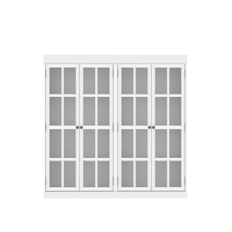 Armoire garde-manger H 47,2 po avec 4 portes en verre