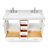 Cambridge 61'' Double Bathroom Vanity with Carrara Marble Top-26337890