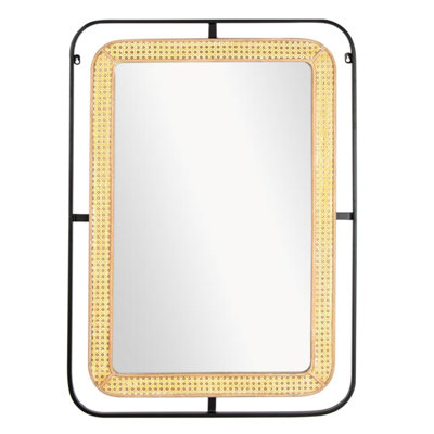 Altero Metal And Glass Rectangle Mirror