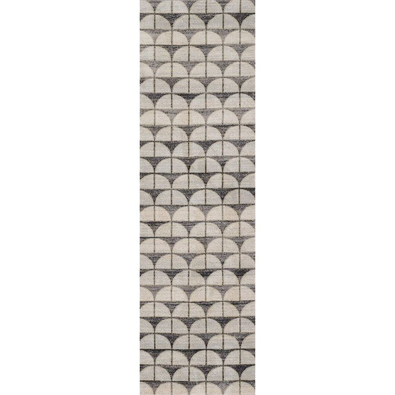 Geometric Indoor Rug, Rectangle 1'10" x 2'10"