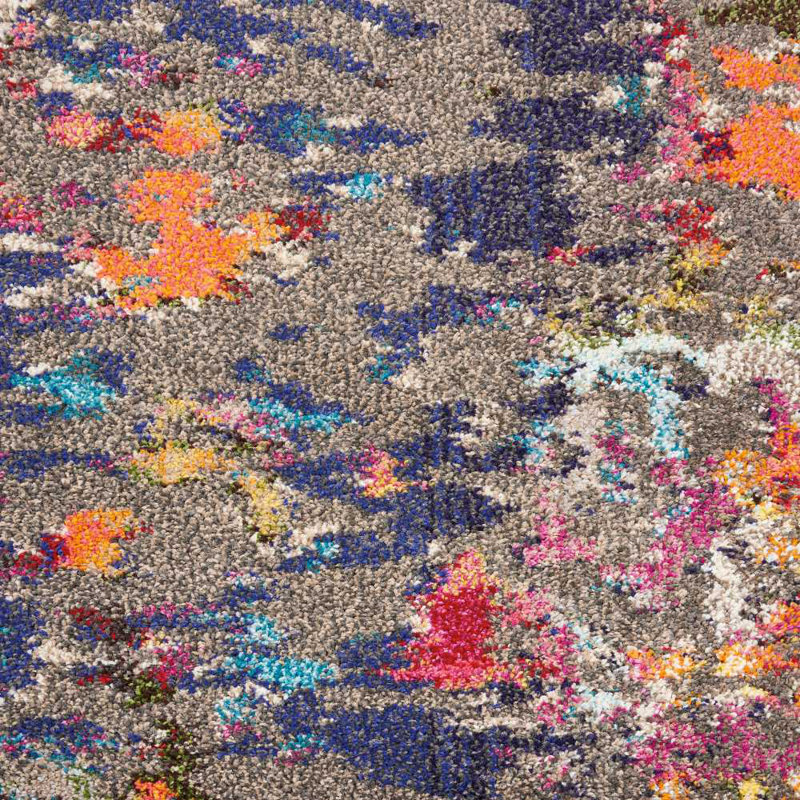 Abstract Indoor Rug, Rectangle 7'10" x 10'6"