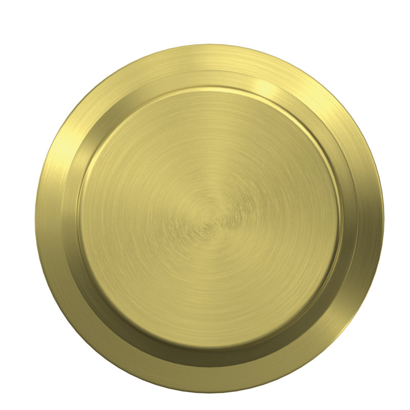 Custom Bowery Hall-Closet and Bed-Bath Knob with Kinsler Trim, Satin Brass