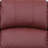 Oaklyn Red Vegan Leather Manual Recling Loveseat-1337603105