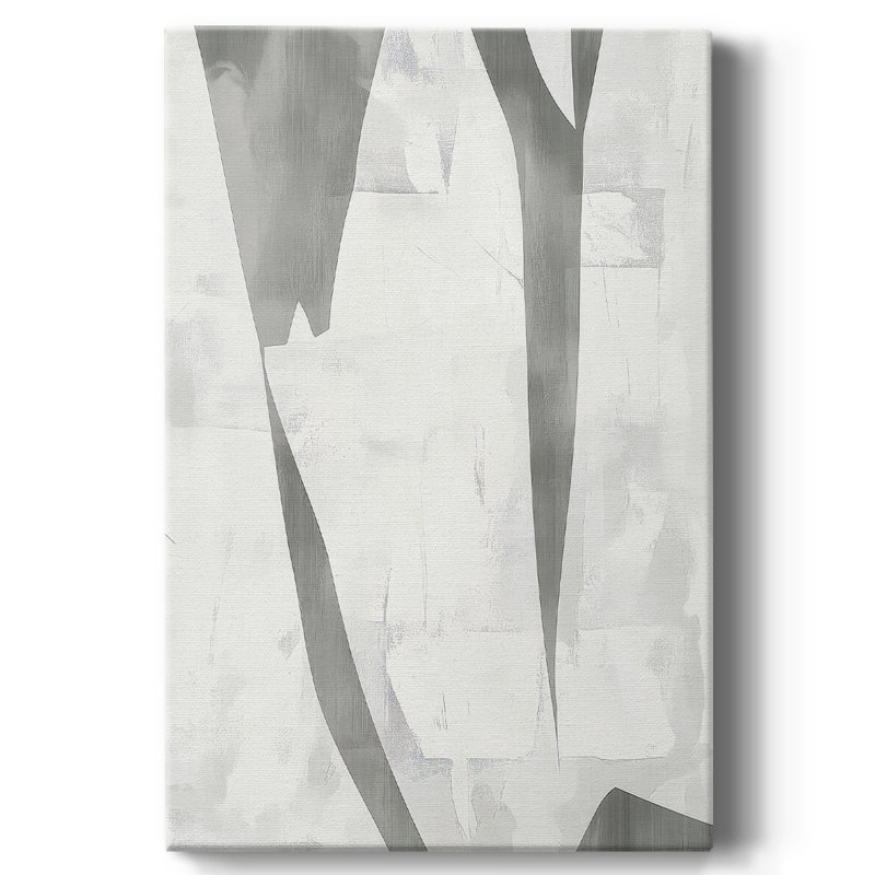 Toile tendue avec châssis abstrait II - Prêt à être accroché -, H 60 po x l 40 po