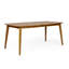 Table de salle à manger d'extérieur avec structure en bois d'acacia