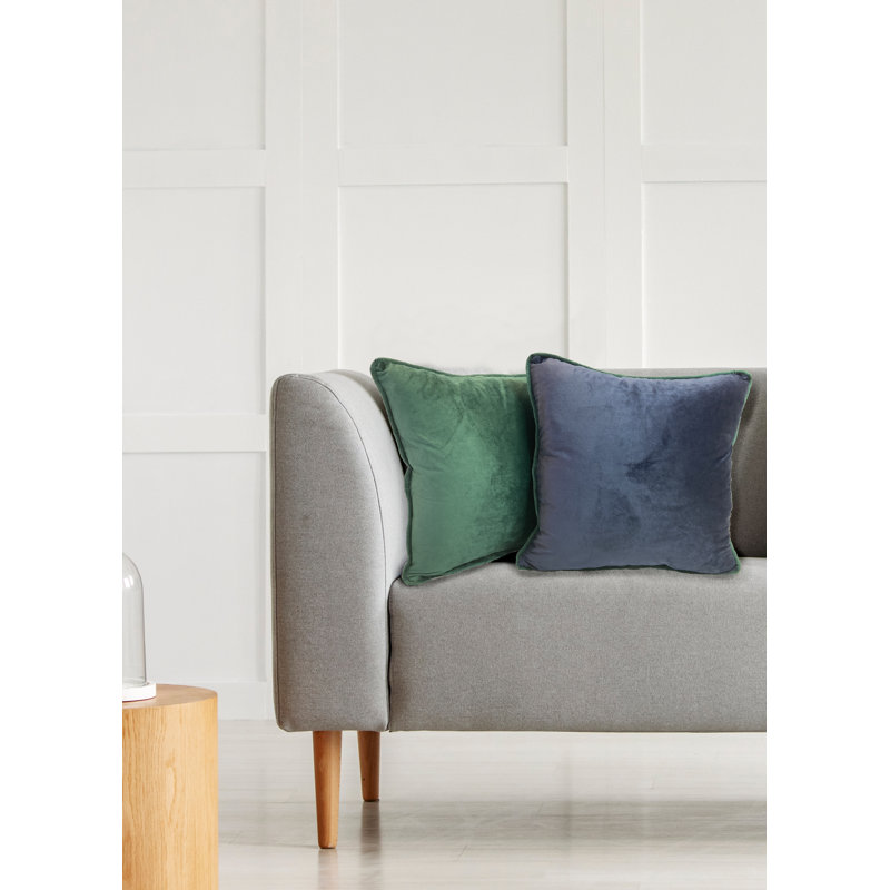 Roffe Square Euro Cushion Cover, Navy