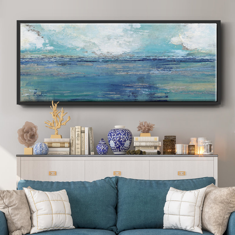 Oceans Away- Framed Canvas