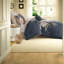 Premium Navy Cotton Bedding Sets, Hypoallergenic Comforter, Shabby Chic Style For Home